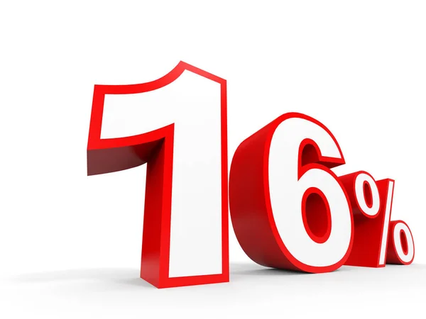 Sconti del 16%. Sconto 16% . — Foto Stock