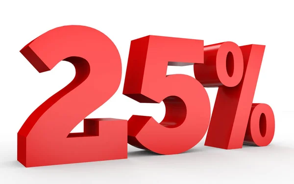 Twenty five percent off. Discount 25 %. — 图库照片