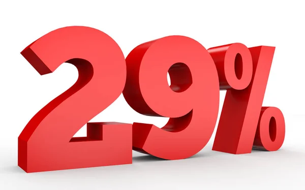 Twenty nine percent off. Discount 29 %. — Zdjęcie stockowe