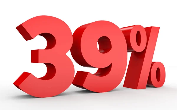 Thirty nine percent off. Discount 39 %. — Stockfoto