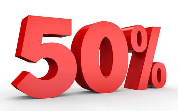 Fifty percent off. Discount 50 %. — Stock fotografie