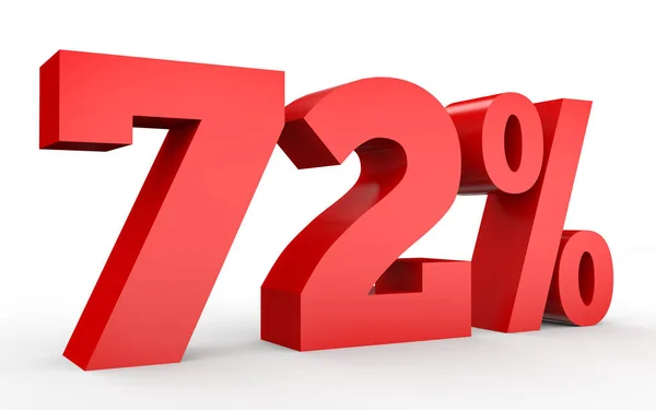 Seventy two percent off. Discount 72 %. — Stock Photo, Image