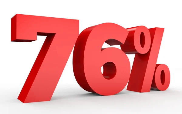 Seventy six percent off. Discount 76 %. — Stockfoto