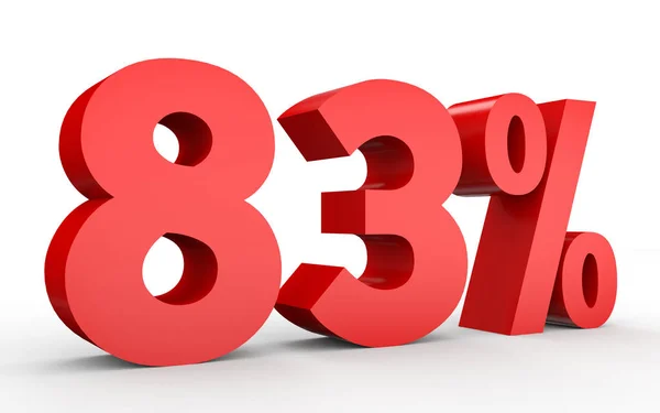 Eighty three percent off. Discount 83 %. — Stock Fotó
