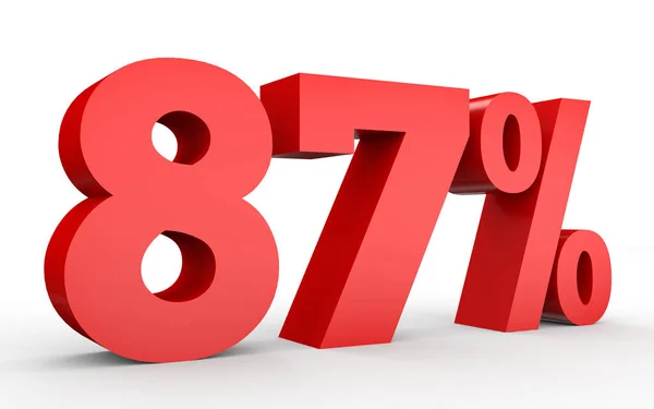 Eighty seven percent off. Discount 87 %. — Stockfoto