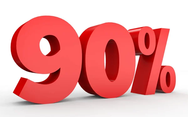 Ninety percent off. Discount 90 %. — 스톡 사진