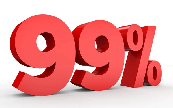Ninety nine percent off. Discount 99 %. — Stock Photo, Image