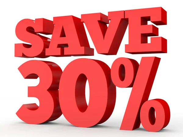 Thirty percent off. Discount 30 %. — Stockfoto