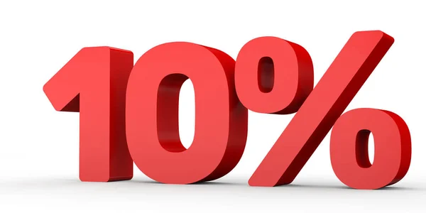 Ten percent off. Discount 10 %. — Zdjęcie stockowe