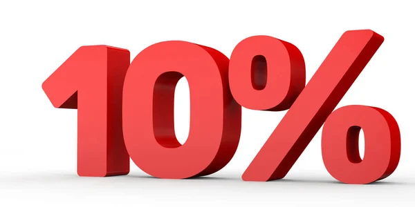 Ten percent off. Discount 10 %. — Stockfoto