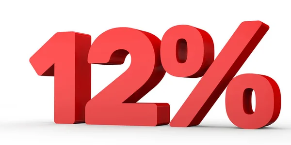 Twelve percent off. Discount 12 %. — Stock Photo, Image