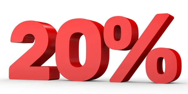 Twenty percent off. Discount 20 %. — 스톡 사진