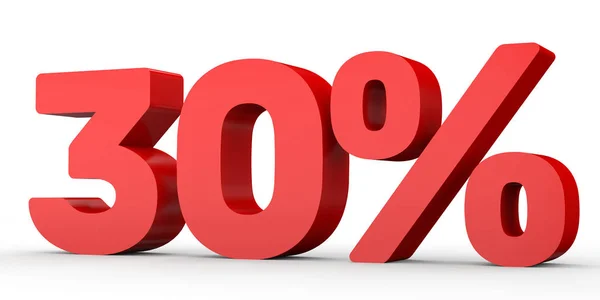 Thirty percent off. Discount 30 %. — 图库照片