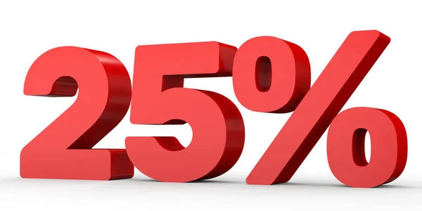 Twenty five percent off. Discount 25 %. — Stockfoto