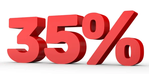 Thirty five percent off. Discount 35 %. — Stock Photo, Image