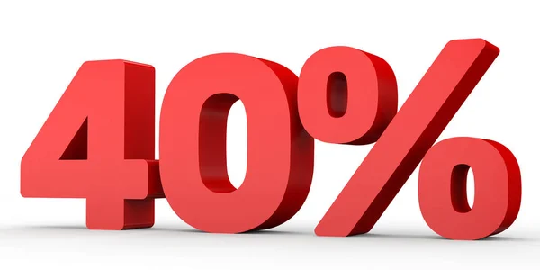 Forty percent off. Discount 40 %. — Φωτογραφία Αρχείου
