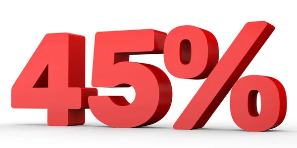 Forty five percent off. Discount 45 %. — Φωτογραφία Αρχείου