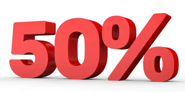 Fifty percent off. Discount 50 %. — Stok fotoğraf