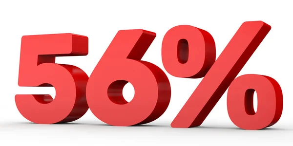 Il 56 percento in meno. Sconto 56% . — Foto Stock