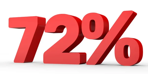 Seventy two percent off. Discount 72 %. — Stock Photo, Image
