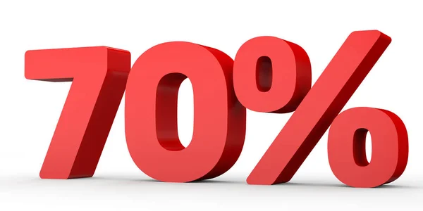 Seventy percent off. Discount 70 %. — Stock Photo, Image