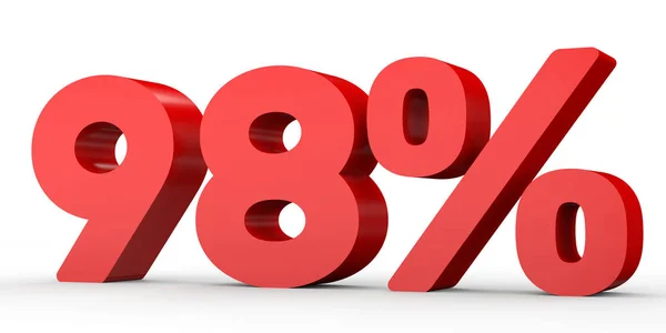 Ninety eight percent off. Discount 98 %. — Stock Photo, Image