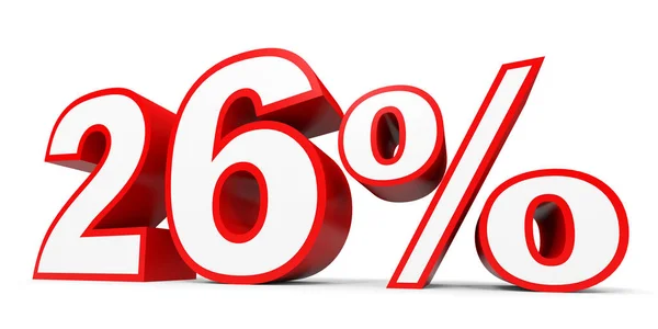Twenty six percent off. Discount 26 %. — Stock fotografie