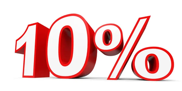 Ten percent off. Discount 10 %. — Stockfoto