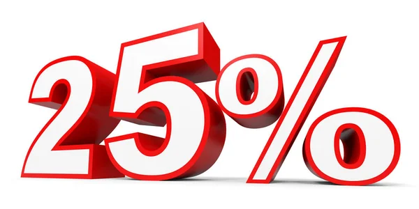 Twenty five percent off. Discount 25 %. — Stockfoto