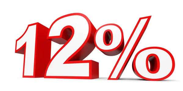 Twelve percent off. Discount 12 %. — Stock Photo, Image