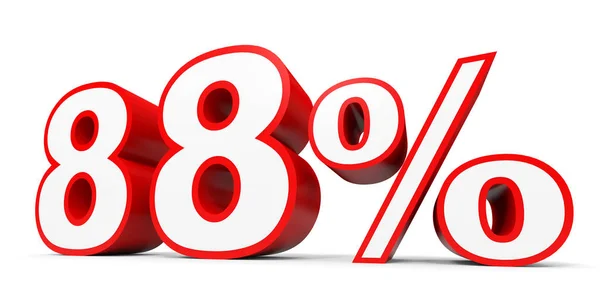 Oitenta e oito por cento fora. Desconto 88% . — Fotografia de Stock