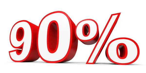 Ninety percent off. Discount 90 %. — Stockfoto