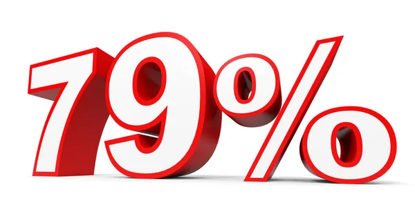 Seventy nine percent off. Discount 79 %. — Stock Photo, Image