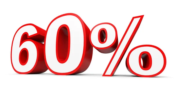 Sixty percent off. Discount 60 %. — Stock Fotó