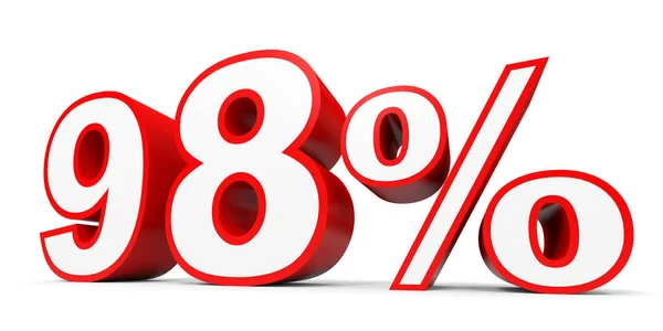 Ninety eight percent off. Discount 98 %. — Stock Photo, Image