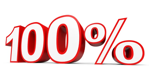 One hundred percent off. Discount 100 %. — 스톡 사진