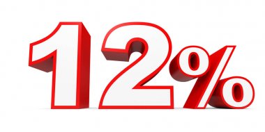Twelve percent off. Discount 12 %.