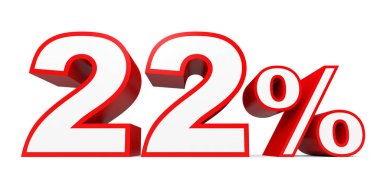 Twenty two percent off. Discount 22 %.