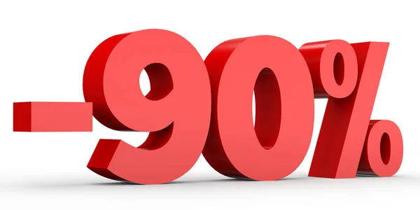 Minus ninety percent. Discount 90 %. — Stok fotoğraf