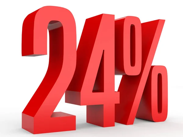 Twenty four percent off. Discount 24 %. — Stock Fotó