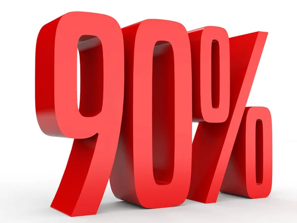 Ninety percent off. Discount 90 %. — Stock Photo, Image