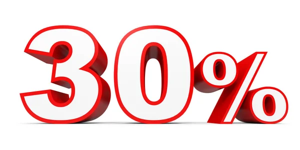 Thirty percent off. Discount 30 %. — 图库照片