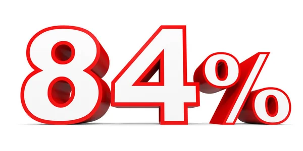 Eighty four percent off. Discount 84 %. — Stockfoto