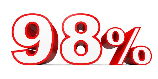 Ninety eight percent off. Discount 98 %. — Stock Photo, Image