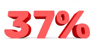 Thirty seven percent off. Discount 37 %.