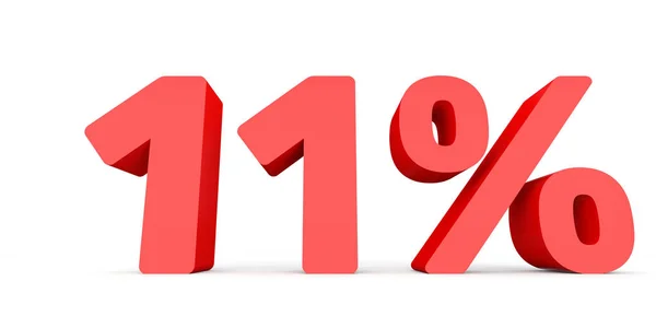 Eleven percent off. Discount 11 %. — Stockfoto