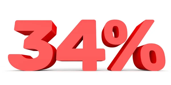 Thirty four percent off. Discount 34 %. — Φωτογραφία Αρχείου