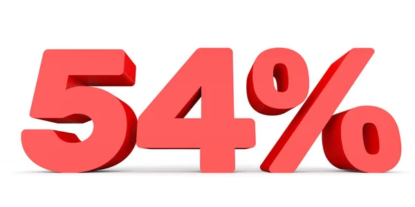 Il 54 percento in meno. Sconto 54% . — Foto Stock