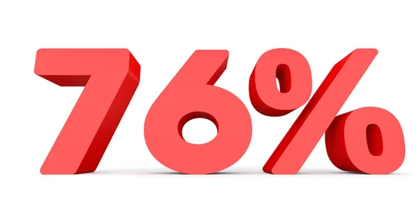 Seventy six percent off. Discount 76 %. — Stock Fotó