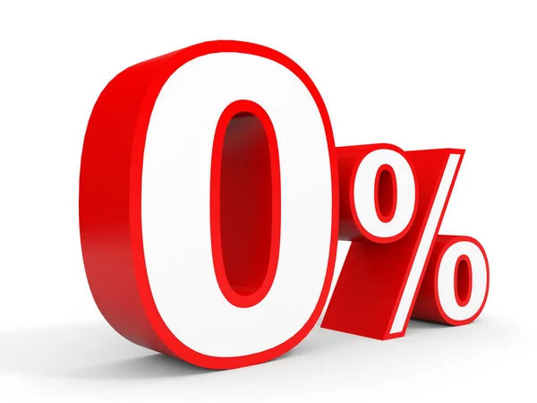 Zero percent off. Discount 0 %. — Φωτογραφία Αρχείου